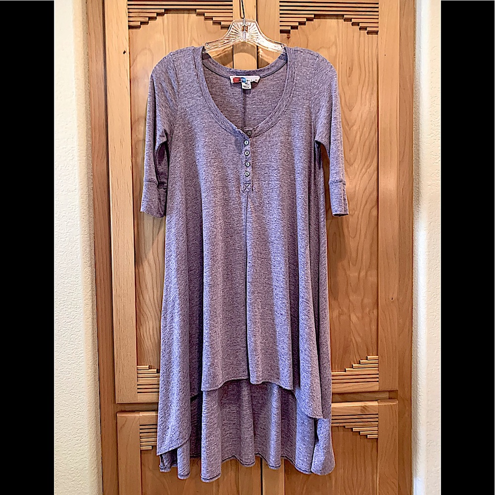 FP BEACH by FreePeople hi lo Henley TUNIC S Lavdr